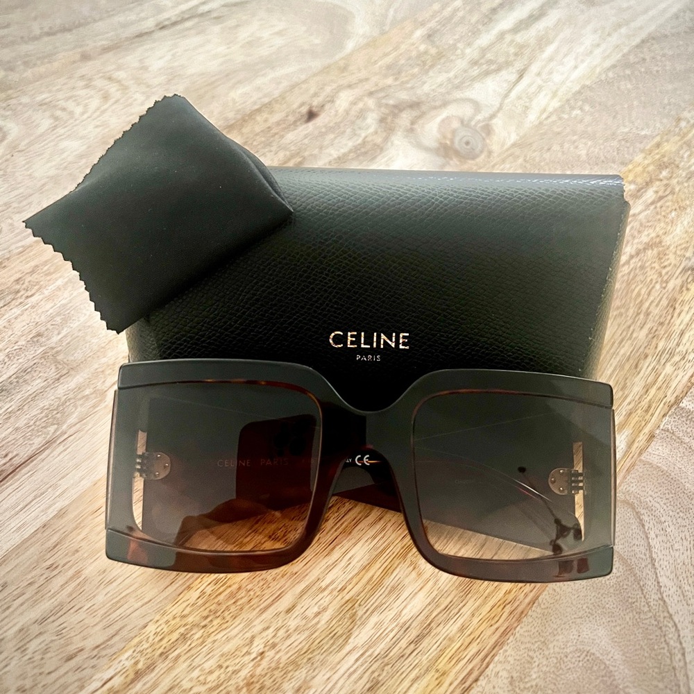 Celine 3 Dot Square Glasses